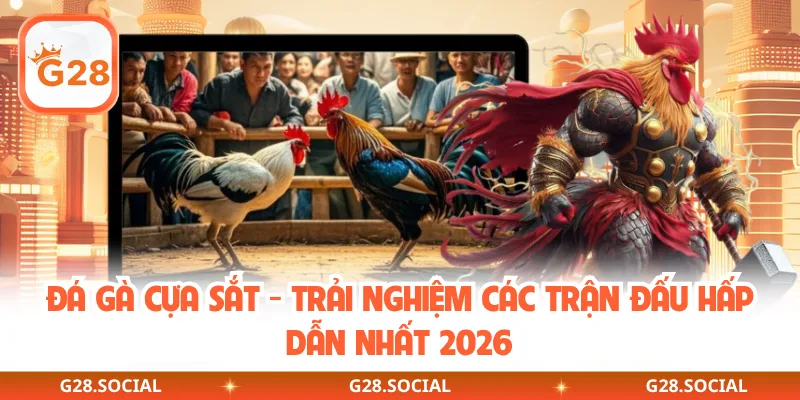 Đá Gà Cựa Sắt - Trải Nghiệm Các Trận Đấu Hấp Dẫn Nhất 2026